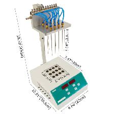 12-Gas-Needles Sample Concentrator Nitrogen Evaporator 056481 - Photo 3