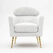 Brand New MMW Teddy Boucle Accent Armchair $199 - Photo 10