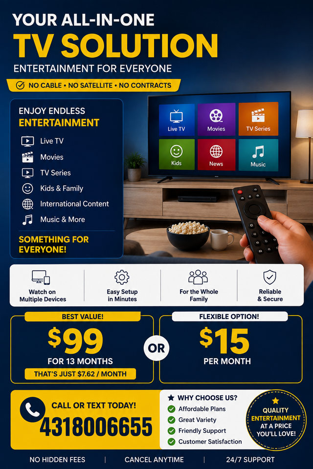 Smart TV & Device Setup Service – Easy Setup
