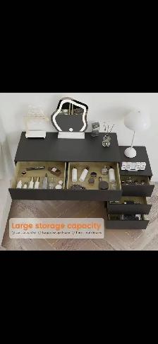 Brand New LED Modern Vanity Table with Drawers Special $99 - Photo 3