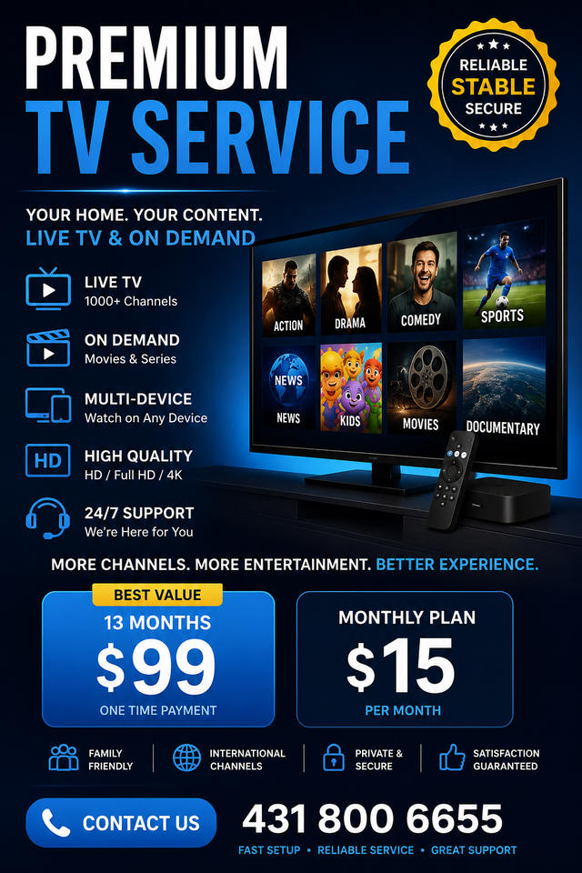 Affordable Smart TV & Device Support – $15/Month