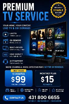 Affordable Smart TV & Device Support – $15/Month