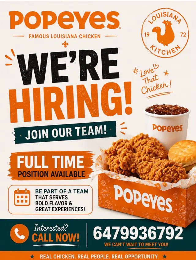 Hiring Full Time Employee