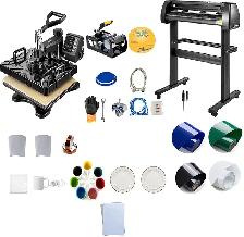 5in1 Heat Press Vinyl Cut Plotter Sublimation Blank Combo 110395 - Photo 2