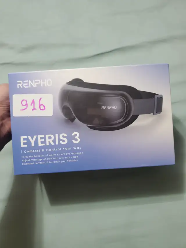 RENPHO Sleep Headphones – Ultra‑Soft Eye Mask (Eyeris 3)