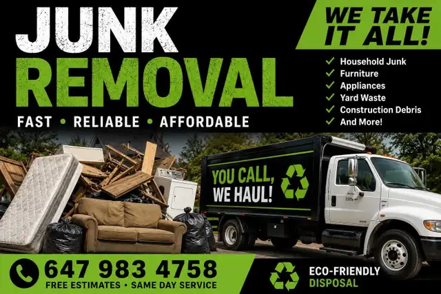 JUNK REMOVAL & SCRAP METAL BUYING – CASH FOR COPPER, ALUMINUM &