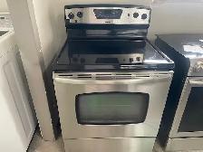 Cuisinière stainless vitrocéramique Amana