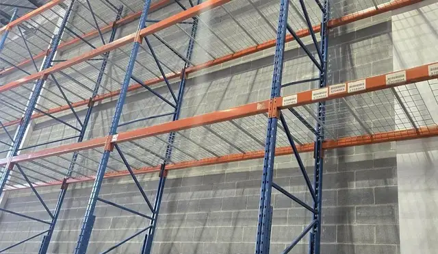 USED 25 ft tall Redirack Pallet Racking warehouse storage rack