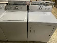 Laveuse sécheuse traditionnelles blanches Maytag