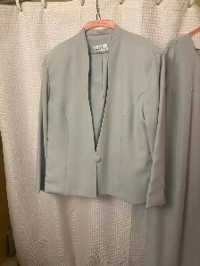 formal gown with jacket