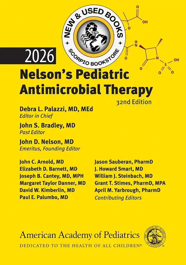 2026 Nelson's Pediatric Antimicrobial Therapy 32E 9781610028813