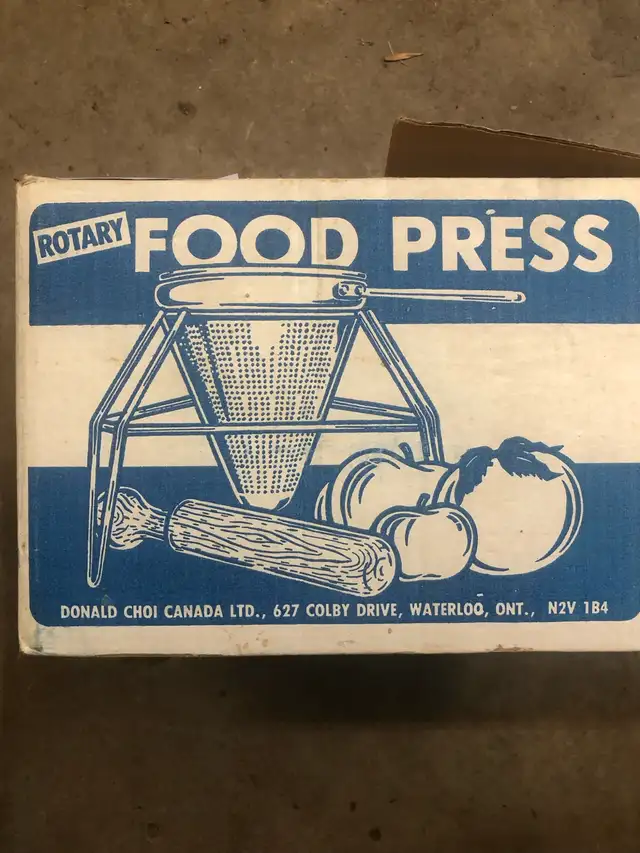 pristine Food press