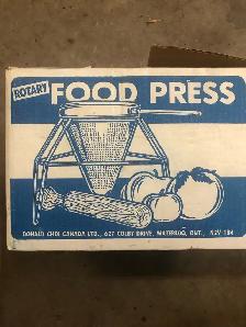 pristine Food press