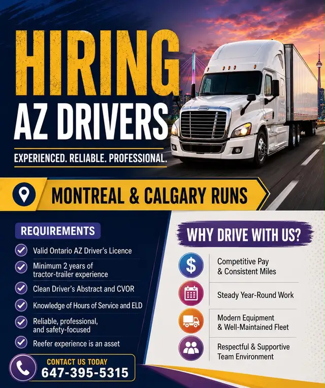 AZ DRIVERS CANADAWIDE