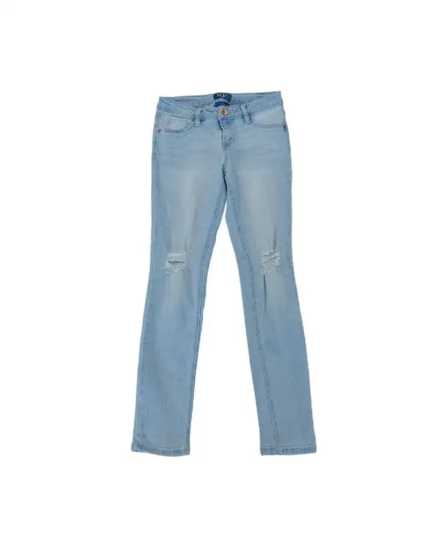 Squeeze (SQZ) Girls’ Skinny Ripped Denim Jeans – Size 10