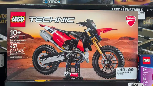 LEGO Technic Ducati Desmo450 MX Factory 42238 - BRAND NEW