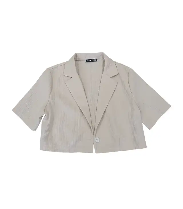 SHEIN Beige Cropped Blazer — Women’s Medium