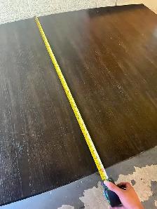 Modern Extendable Wood Dining Table: 4ft x 6ft-10ft - Photo 7