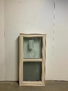 10741GH Fenêtre Guillotine HYBRIDE Amande Simple 24 x 48
