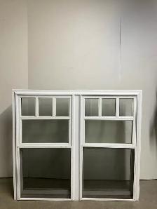 10469GP Fenêtre Guillotine PVC Blanc 52 3/4 x 46