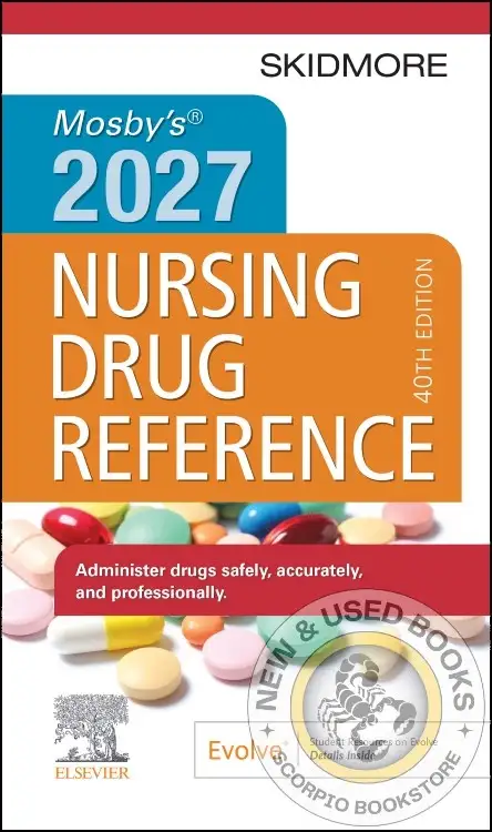 Mosby's 2027 Nursing Drug Reference 40th edition 9780443385476