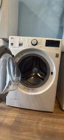 LG "27" White Front Load Washer/Dryer Set - Photo 2