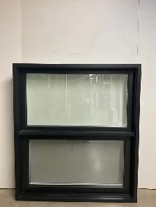 10912JAH Fenêtre Jumelée Auvent HYBRIDE Noir 47 1/4x53 1/4