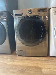 LG "27" Stainless Steel Front Load Washer/Dryer Set - Photo 3
