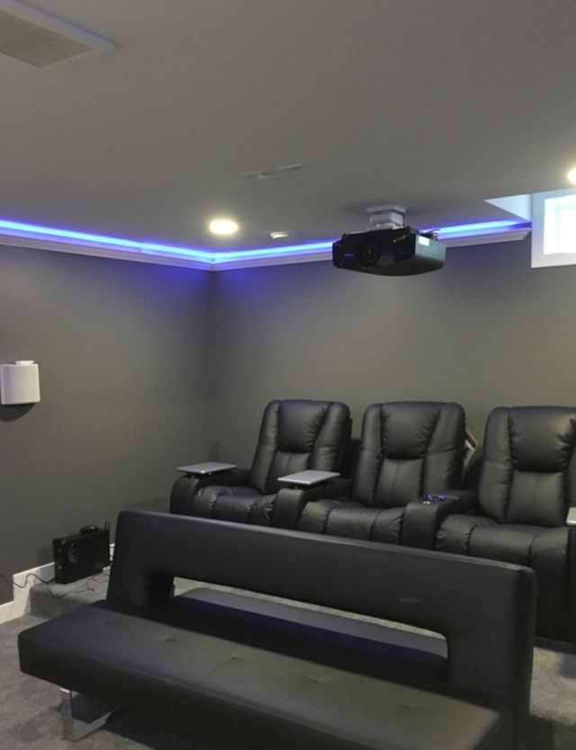 Home automation and sound systems in your home - controlled