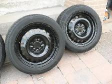 MICHELIN 215/55R17 GreenX Studless Snow Tires with Rims - Photo 7