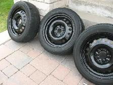 MICHELIN 215/55R17 GreenX Studless Snow Tires with Rims - Photo 8