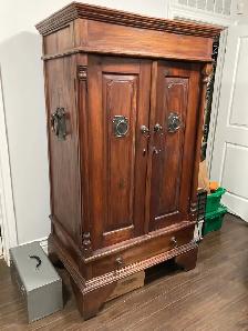 Armoire Teak Rosewood - Storage Cabinet