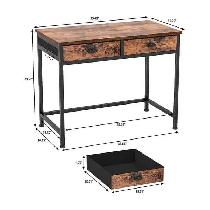 Brand New 35' Industrial Computer Desk with 2 Drawers $49 - Photo 4