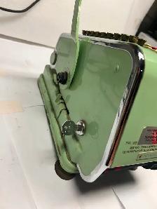 1950s vintage protectograph green type 7000 w/key - Photo 2