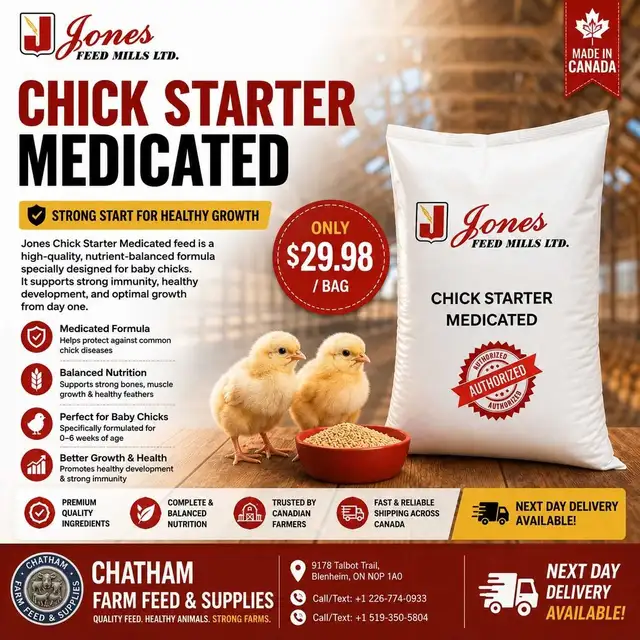 Medicated chick starter