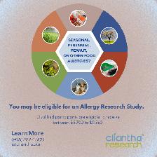 Paid Research Study - Allergies