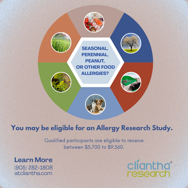 Participate in a Paid Allergy Study