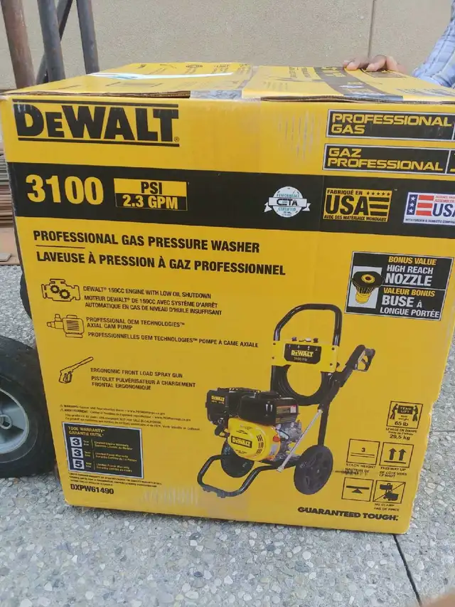 DeWalt 3100 psi pressure washer