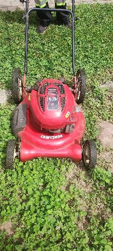 lawn mower $ 100 runs first pull