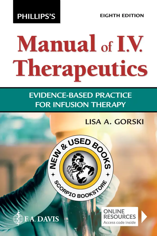 Phillips's Manual of I.V. Therapeutics 8th Edition 9781719646093