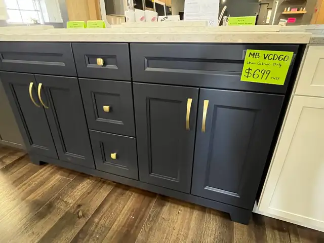 60" Bathroom Vanity Cabinet / 61" Countertop Floor Demos on Sale