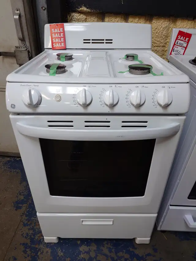 GE '24' White Freestanding Gas Range on Sale‼️