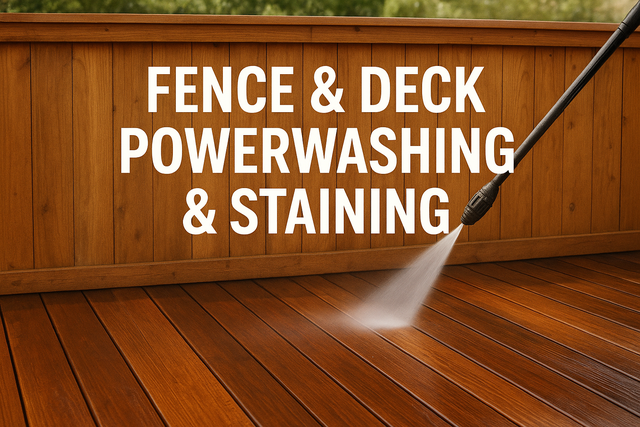 Professional Fence & Deck Power Washing & Staining – GTA