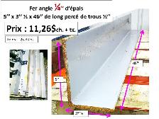 Cadres  fait de :2 Fer angle 3/8’’ x6’’ x 6’’ x 40’’et 2 4x4x1/4 - Photo 4