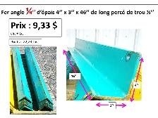 Cadres  fait de :2 Fer angle 3/8’’ x6’’ x 6’’ x 40’’et 2 4x4x1/4 - Photo 6