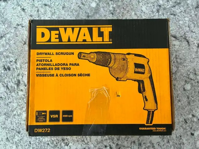 New Dewalt VSR Drywall Screwgun