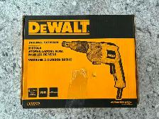 New Dewalt VSR Drywall Screwgun