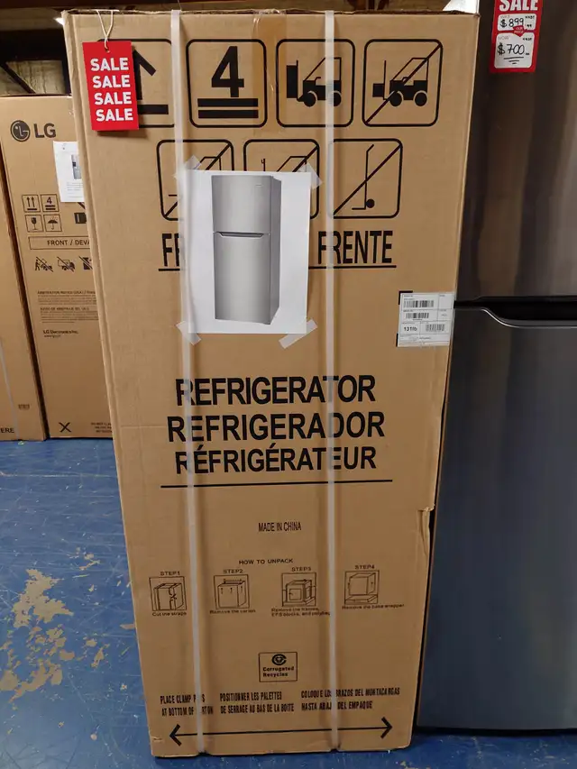 Frigidaire '24' Stainless Steel Top Freezer Fridge on Sale‼️