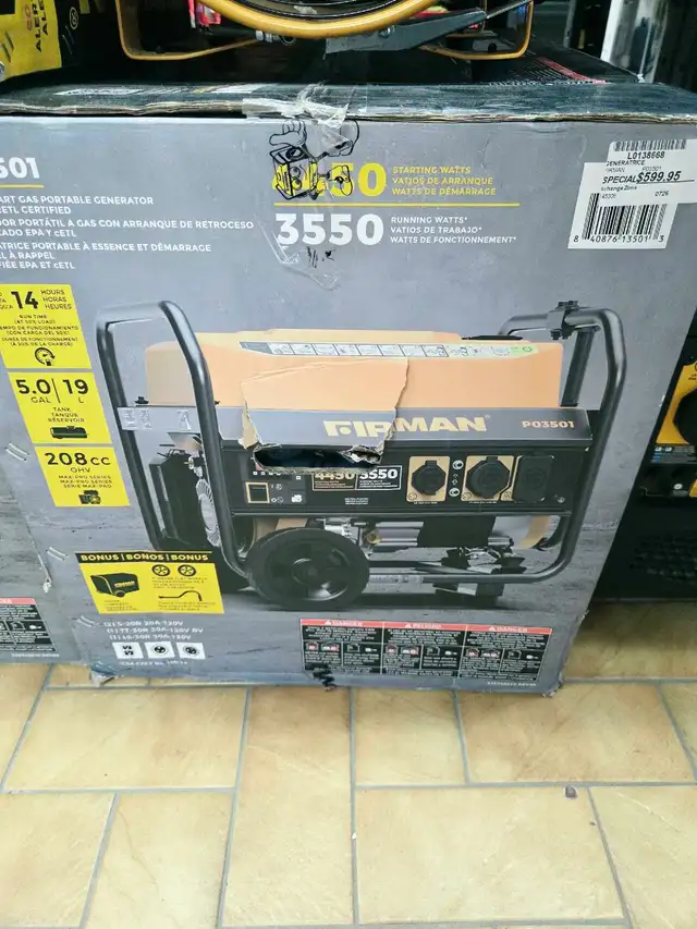 Génératrice Firman P03501