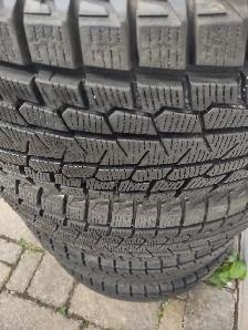 225-60R18x4 pneus hiver Yokohama IceGuard comme neufs